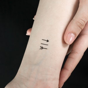 Broken Arrow Temporary Tattoo (Set of 3)