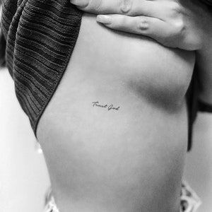 Patience Arabic Temporary Tattoo 6 Small Sabr Inspirational 