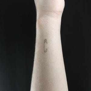 Safety Pin Temporary Tattoo (Set of 3)