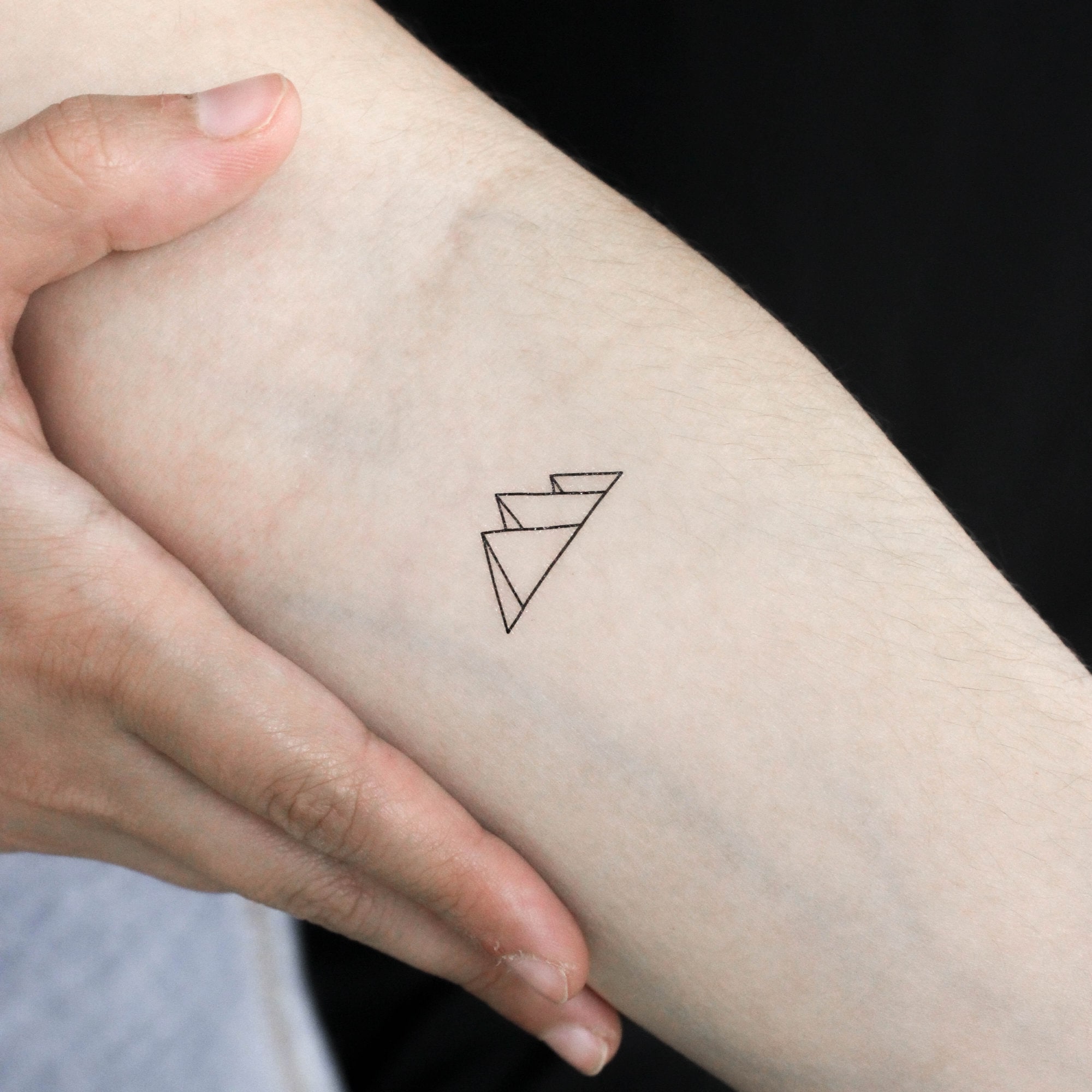 Egyptian Pyramids Temporary Tattoo (Set of 3), image size:2000x2000