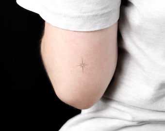 North Star Temporary Tattoo (Set of 3)