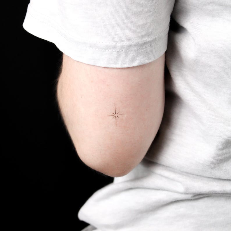 Nordstern Temporäres Tattoo (3er Set) Bild 1