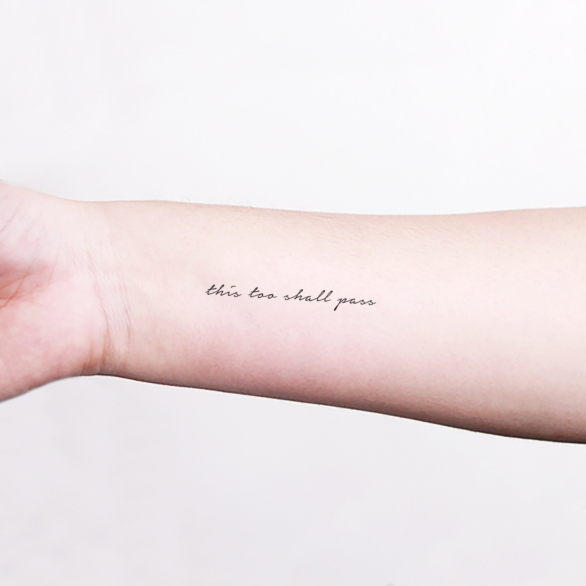 This Too Shall Pass Temporary Tattoo set of 3 - Etsy