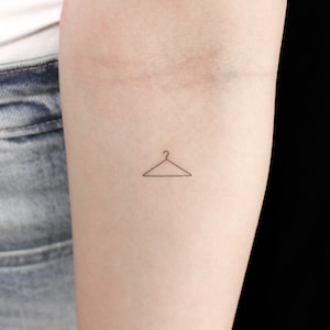 Clothes Hanger Temporary Tattoo (Set of 3)
