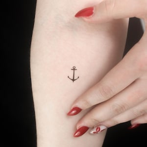 Little Anchor Temporary Tattoo (Set of 3)
