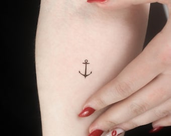 Little Anchor Temporary Tattoo (Set of 3)
