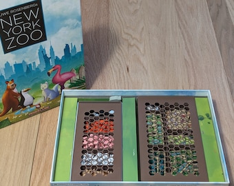 New York Zoo Organizer, Token Trays, Easy Setup