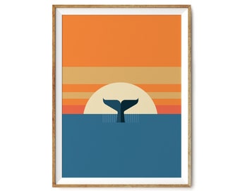 Whale At Sunset