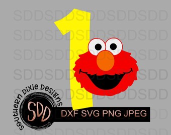 Download Elmo Thank You Card Sesame Street Thank You Card Instant Etsy