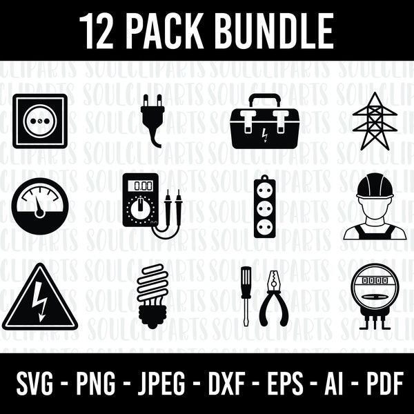 Electric Power Svg - Etsy