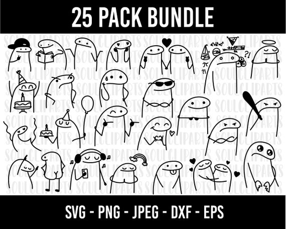 Free Vector  Hand drawn flork meme illustration