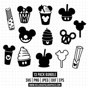 COD1351- Mouse Snack Goals SVG , Theme Park Snack Goals Cut File, dxf, png, #snack goals, Mouse snack PNG, mouse snack svg, orlando vacation