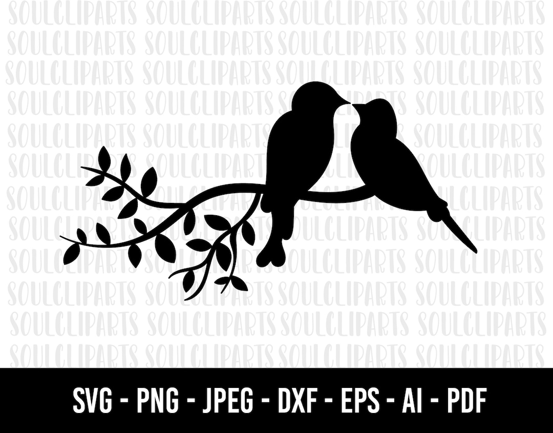 COD259 Love Bird Svg Vector Dove Clipart Bird SVG Files for - Etsy