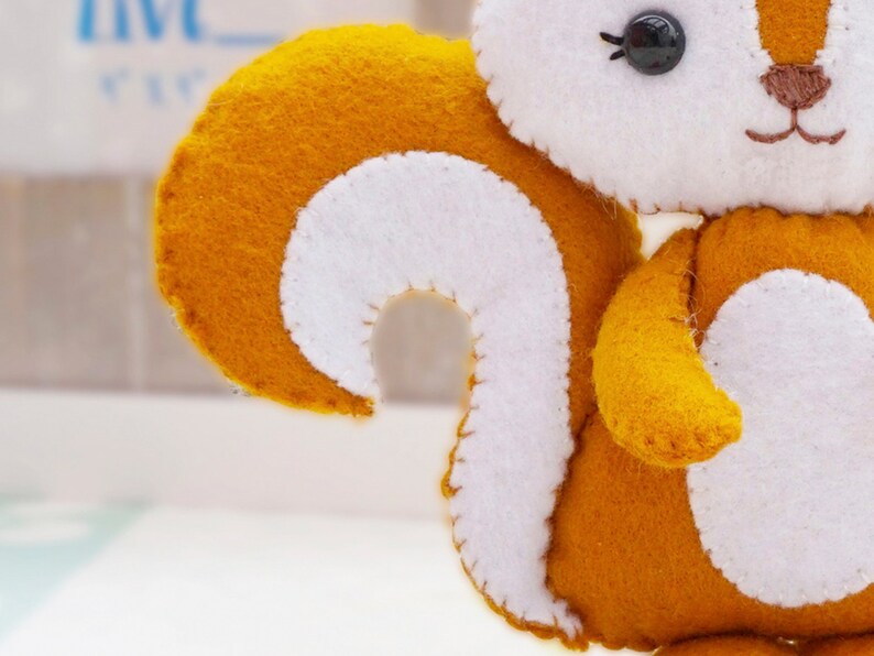 Squirrel pattern sewing animal pattern squirrel felt Etsy