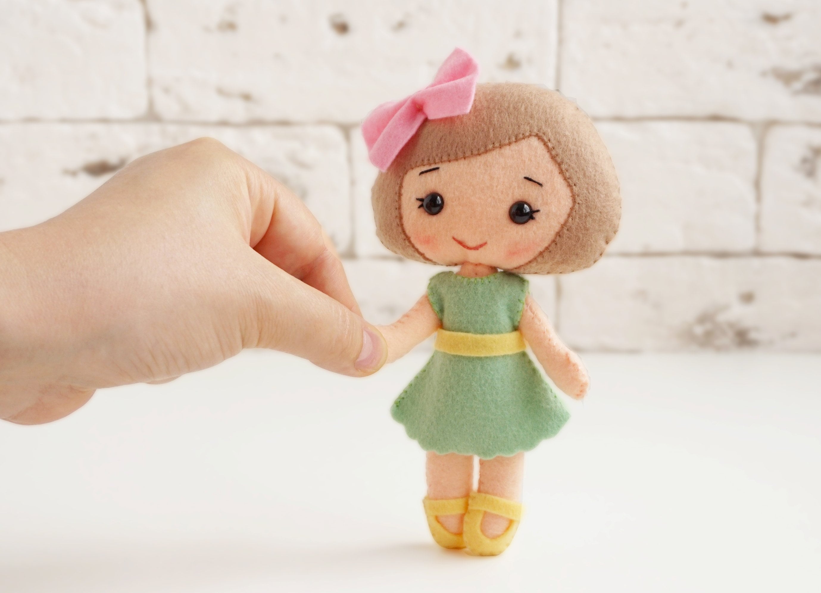 felt dolls doll making kits sewing patterns doll making Etsy