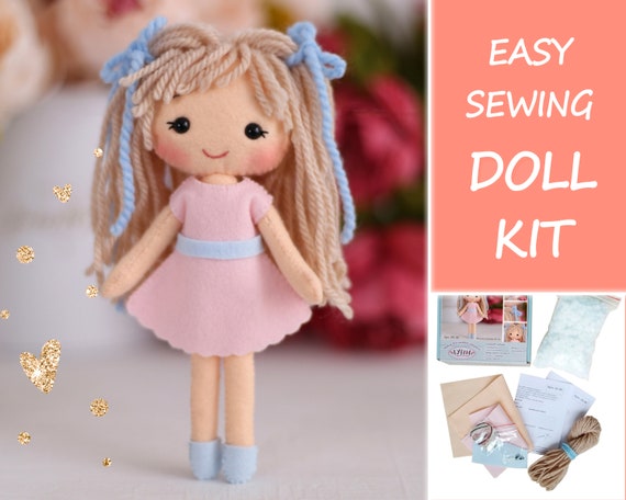 simple felt doll pattern