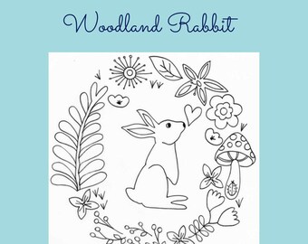 Little Fox Hand Embroidery PDF Pattern Instand Digital - Etsy Israel