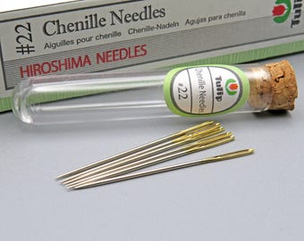 Agujas Tulip Chenille / Bordado y trabajos con lana / Agujas japonesas de costura de precisión