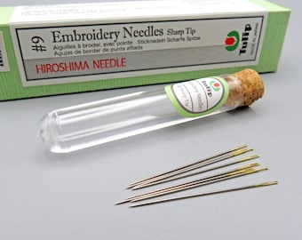 Tulip: Size 9 Embroidery Needles, Sharp Tip