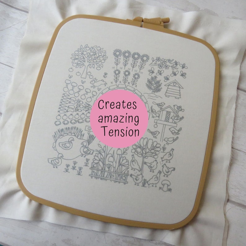 Nurge Embroidery Hoops, High Quality Square Plastic frame, embroidery hoop art, Embroidery hoop frame, hand embroidered