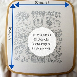 Nurge Embroidery Hoops, High Quality Square Plastic frame, embroidery hoop art, Embroidery hoop frame, hand embroidered