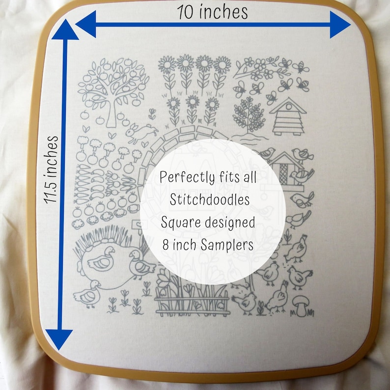 Nurge Embroidery Hoops, High Quality Square Plastic frame, embroidery hoop art, Embroidery hoop frame, hand embroidered
