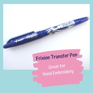 Water Soluble Pen, Embroidery Pen, Dissolve in Water Pen, Write or Draw on  Fabric, Water Erasable Pen, Air Erasable Pen-1 Pcs 