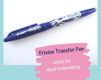 Frixion Pen, Hand Embroidery Transfer Pen, Erasable pen, Pilot Frixion Pen, Frixion Erasable pen