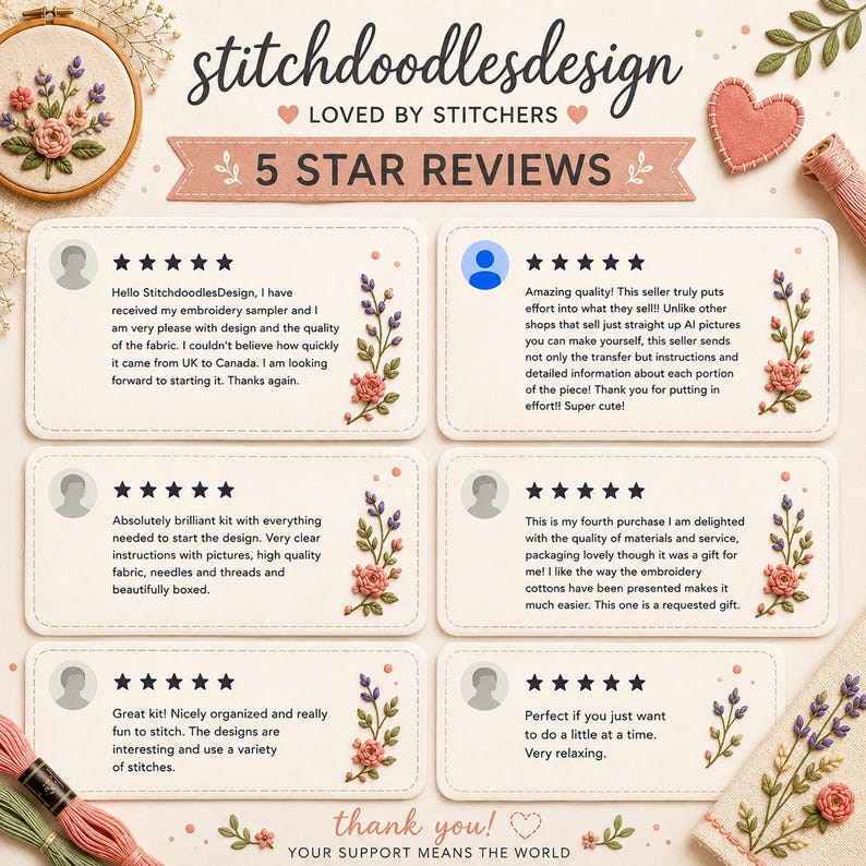 stitchdoodles real reviews by real people card