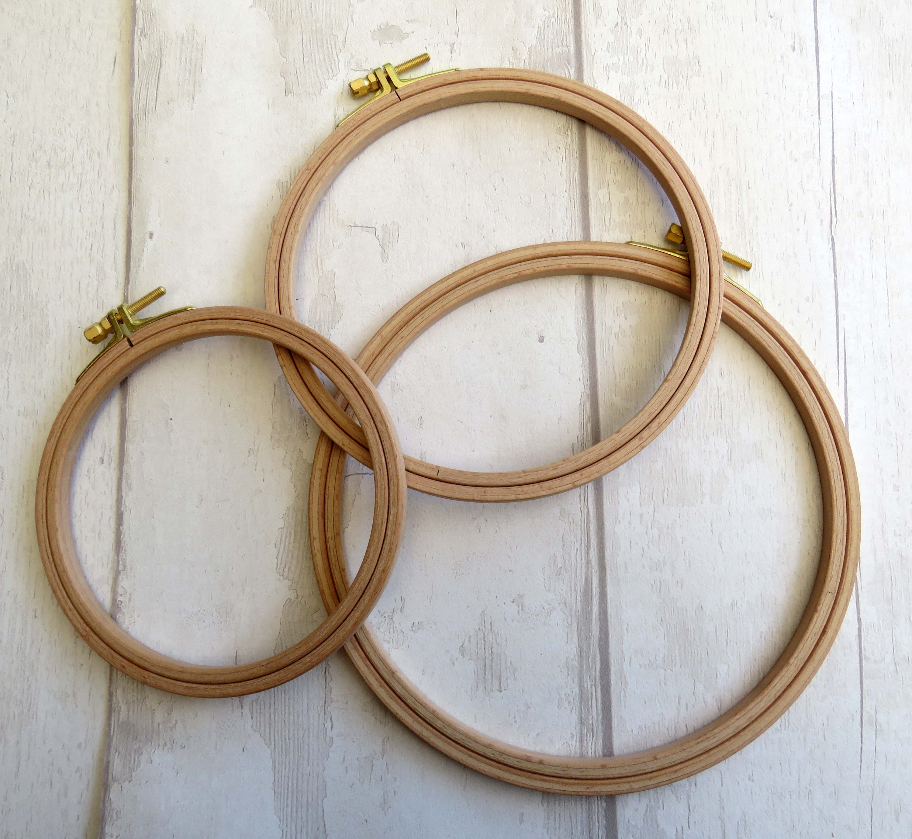 Nurge Wood Embroidery Hoop, Adjustable - 24 mm (Thickest) — Treehouse Fiber  Arts