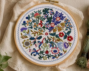 William Morris, Pre Printed Fabric Panel plus PDF Pattern