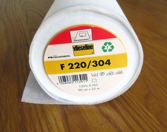 Vlieseline soft iron on interfacing, hand embroidery stabiliser
