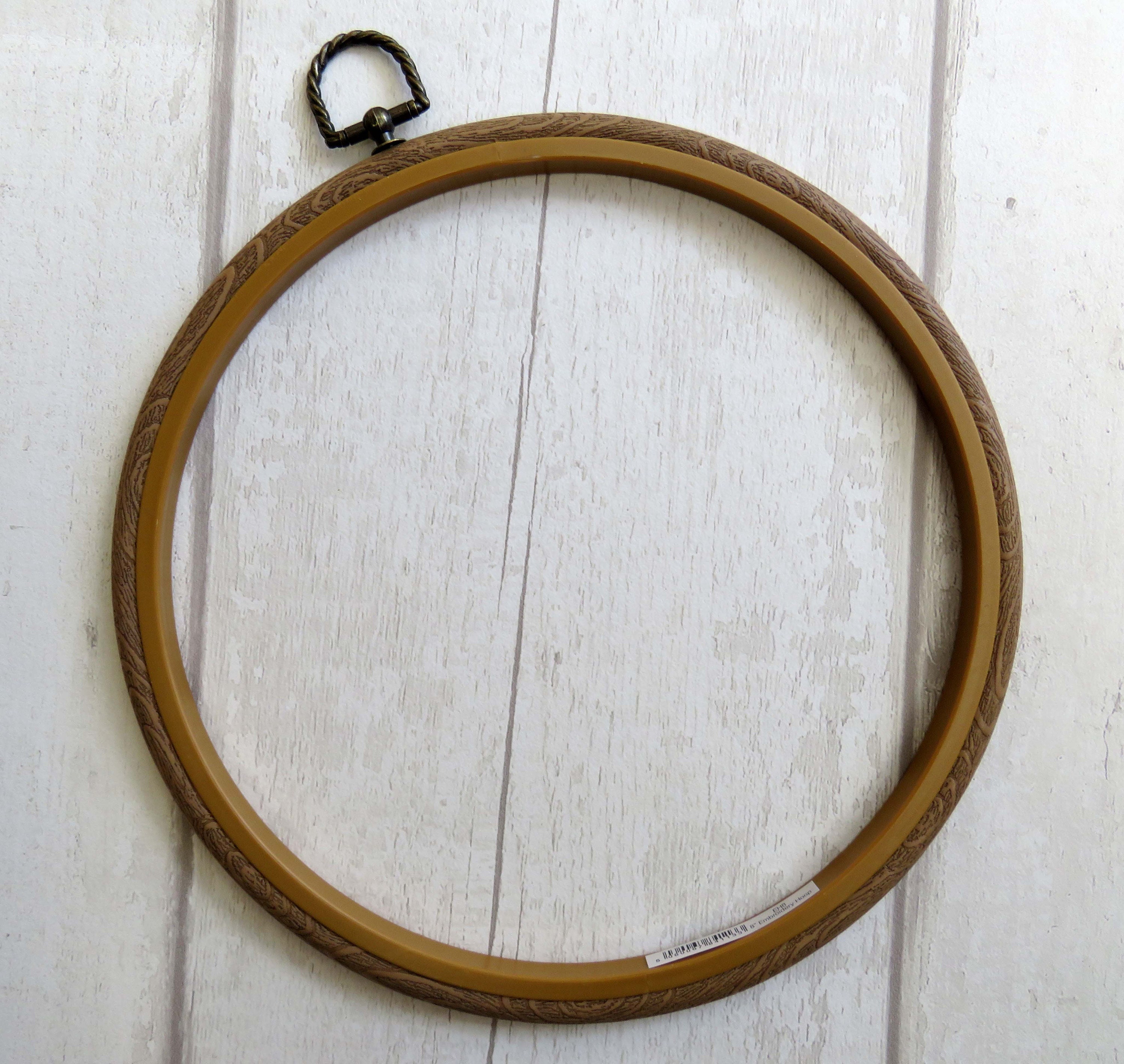 Round Flexi Embroidery Hoops High Quality Wood Effect Etsy Canada