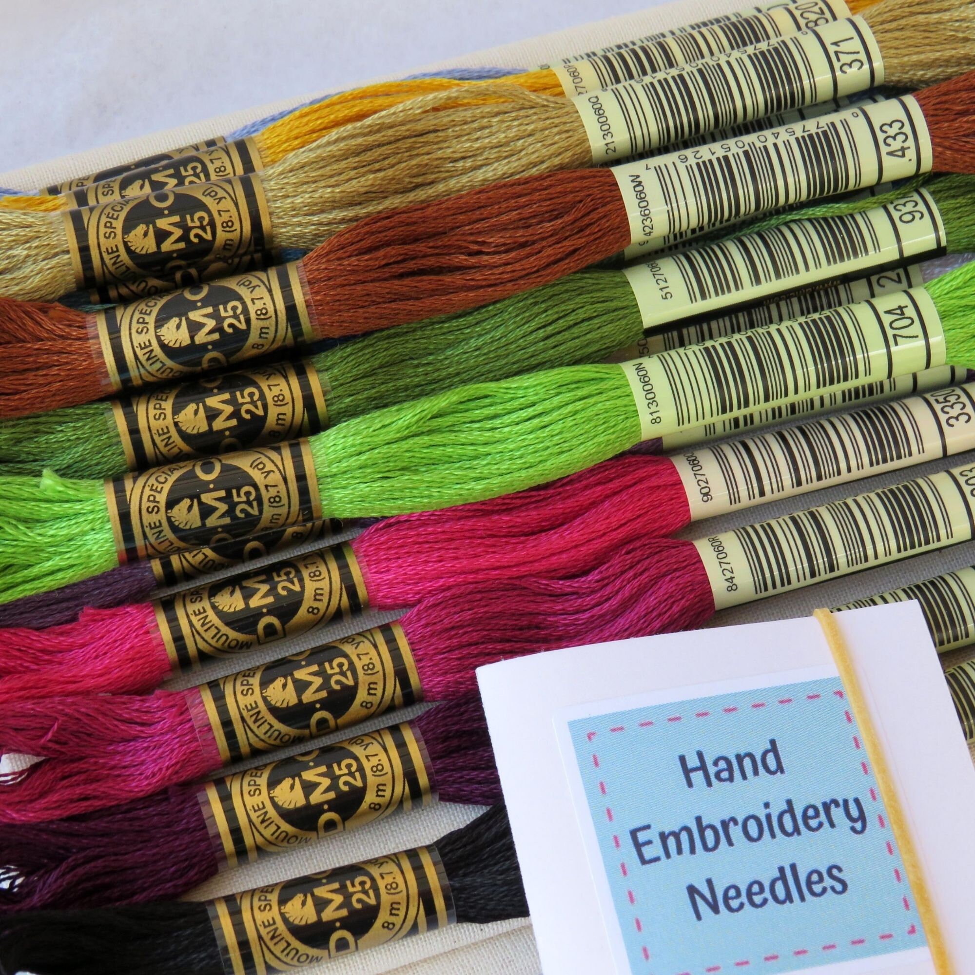 Flower Meadow Cottage hand embroidery Kit Pre printed Etsy