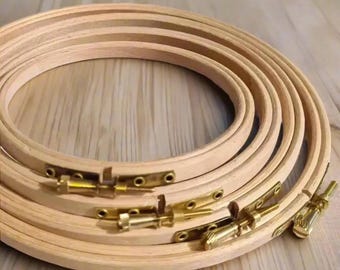 Elbesee Embroidery Hoops, High Quality wooden ring, embroidery hoop art, embroidery hoop frame, hand embroidered.