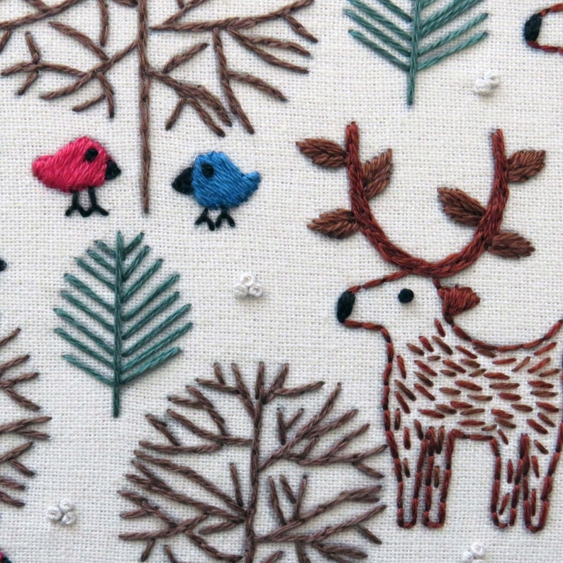 Merry moose christmas hand embroidery nwcvq pdf nwcvq  etsy Merry moose christmas hand embroidery nwcvq pdf nwcvq  etsy