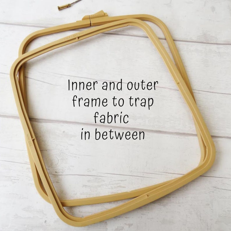 Nurge Embroidery Hoops, High Quality Square Plastic frame, embroidery hoop art, Embroidery hoop frame, hand embroidered