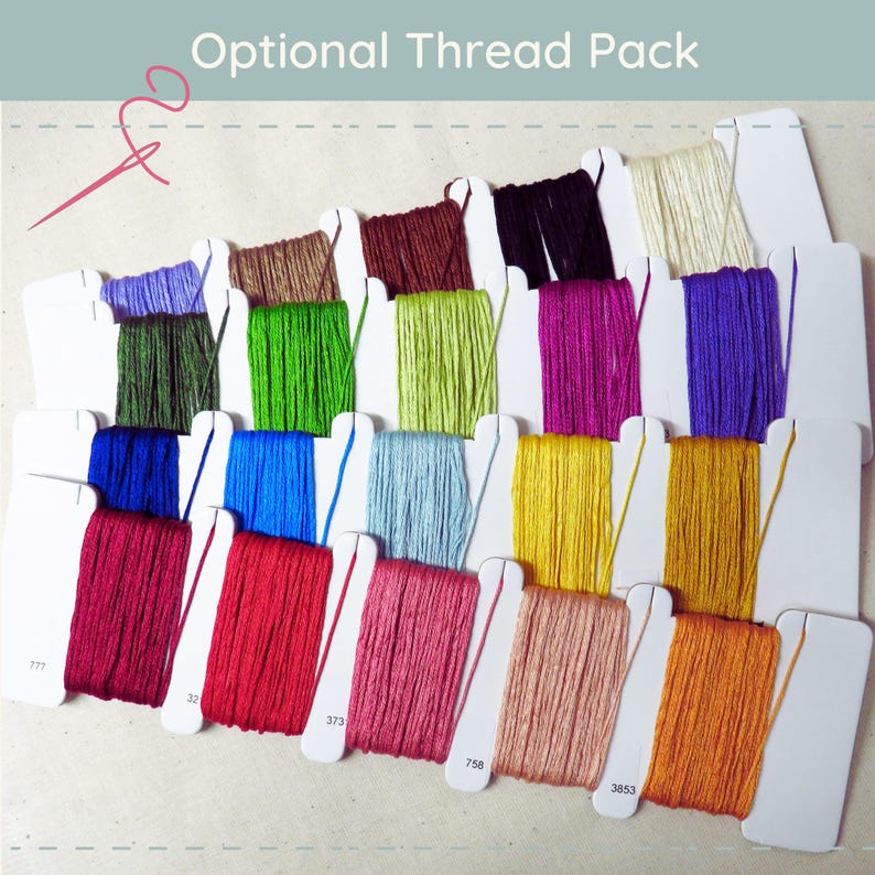 Hand Tag Threads DMC Stranded Hand Embroidery Thread Starter Pack - Etsy