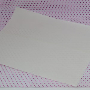 Sulky Sticky Fabri Solvy water soluble stabiliser. 1 sheet of Embroidery transfer paper, hand embroidery, stabiliser Active
