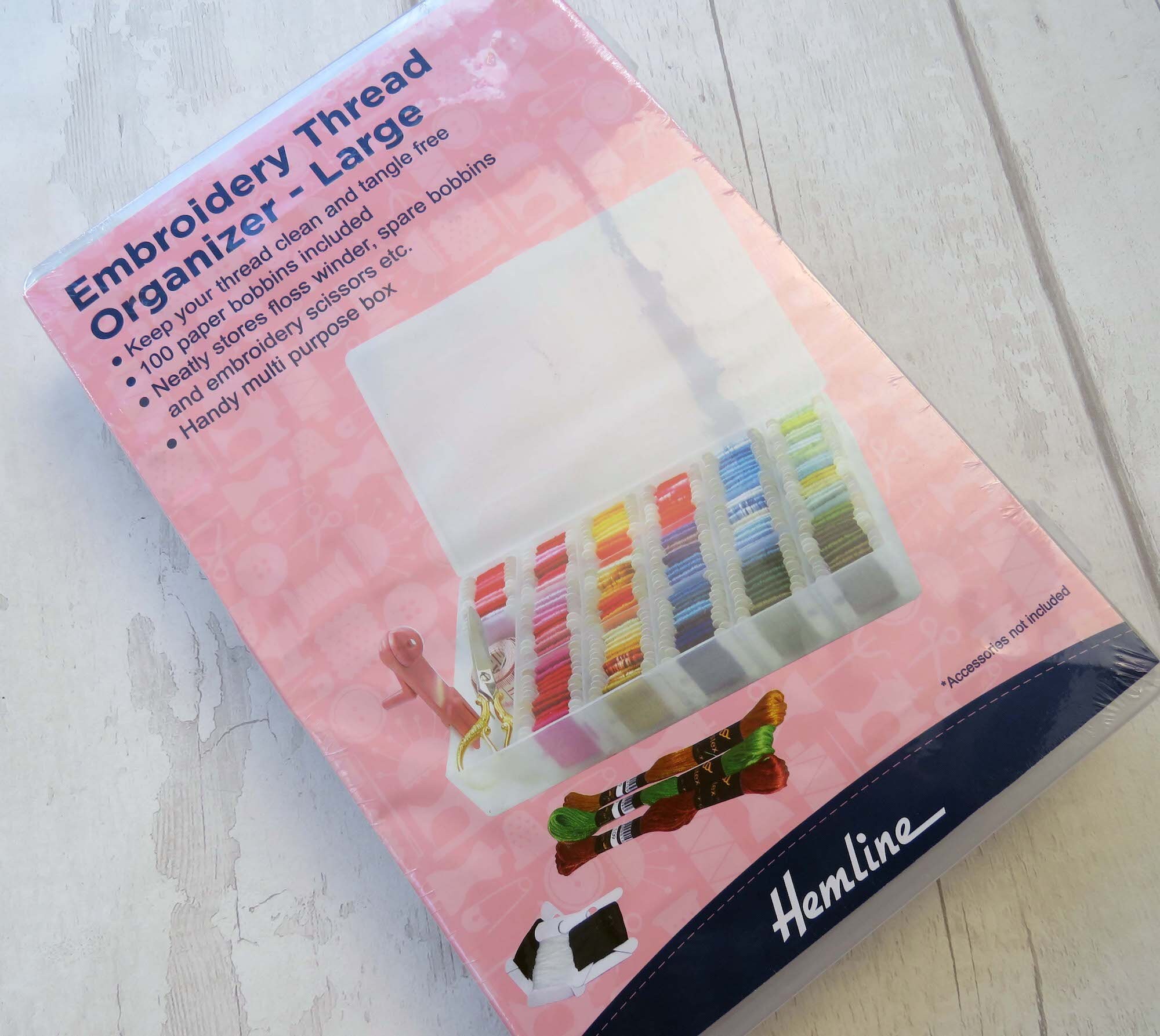 Hand Embroidery Floss Organizer Box with 17 compartments Etsy