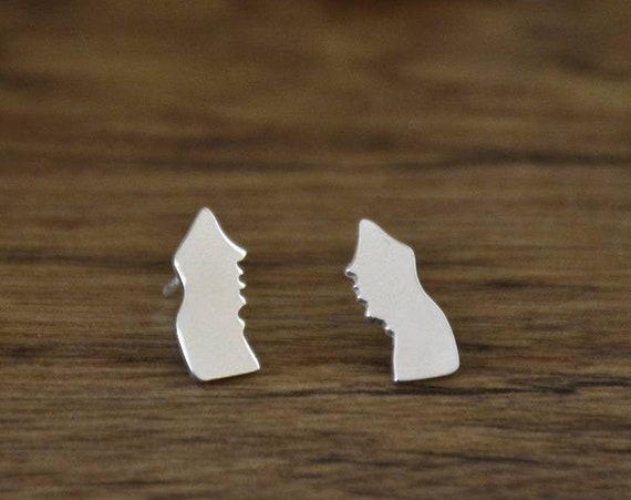 Cool Small Silver Stud Earrings