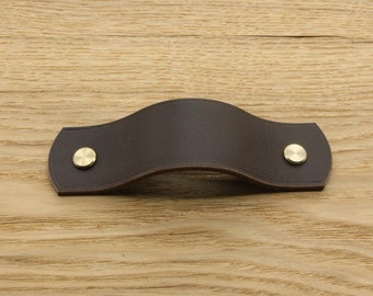 Leather drawer handle drawer pulls Leather cabinet handles Leather door handles Kitchen drawer handles Ikea handles Leather handles