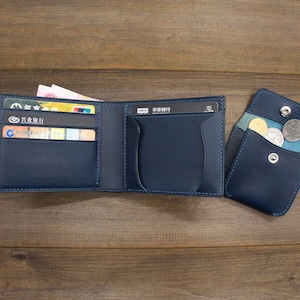 Mens Wallet with Coin Pocket,Handmade Leather Wallet,Men’s coin wallet, Personalized Bifold Wallet,Mens wallet,Gift for him,Birthday Gift,
