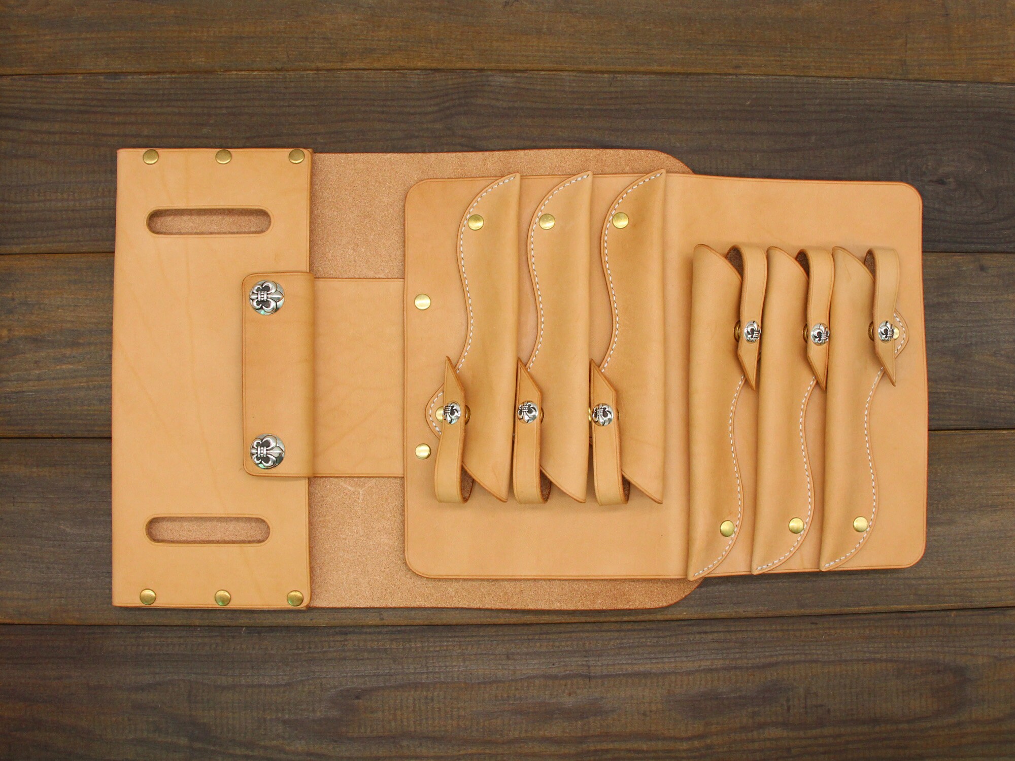 Personalized Leather Scissors Pouch Barber Tool Case Bag Etsy