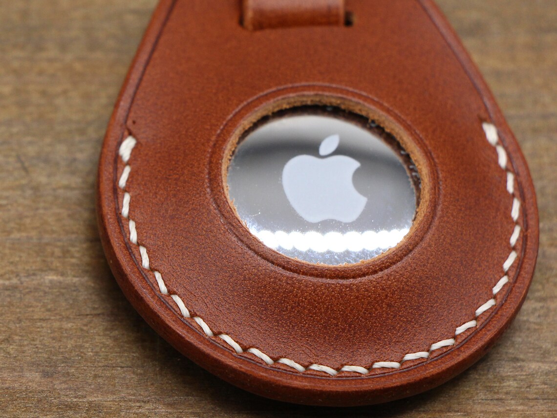 Handmade Genuine leather Apple AirTag Case Leather Apple Etsy