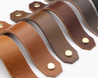 Leather pulls,Leather drawer handle,Leather drawer pulls,Leather cabinet pulls,Door handles,Leather Kitchen pulls,Kitchen cabinet handles