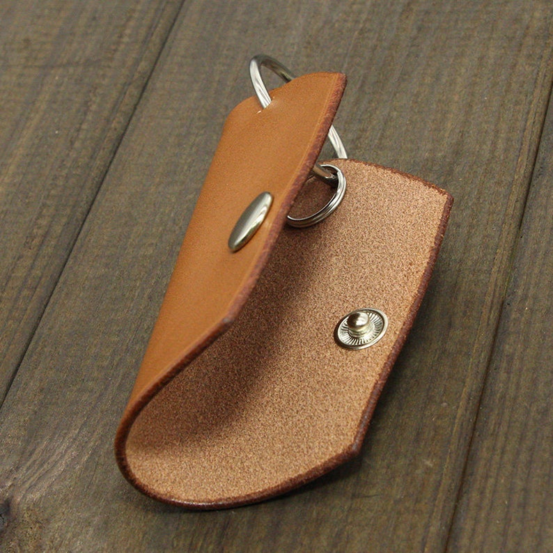 Personalized Multiple Key Ring Natural Leather Key Holder Etsy