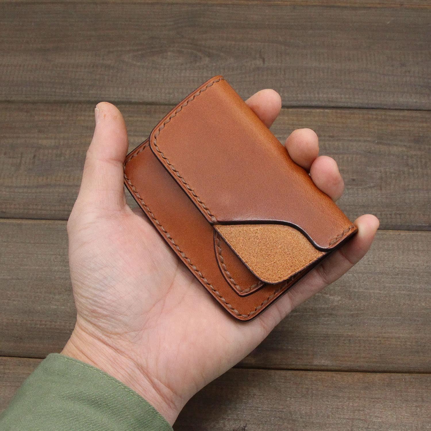 Star Map Front Pocket Wallet, Slim Wallet, Leather Card holder, Bifold  wallet, Mens leather wallet, leather wallet, brown wallet