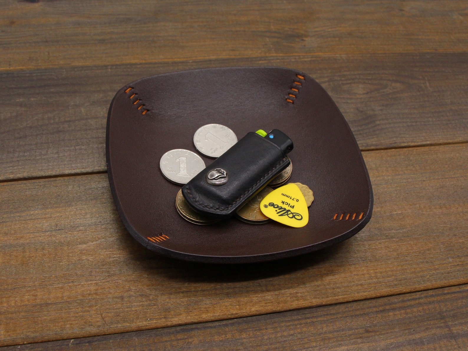 Handmade Leather Tray Catchall Tray Leather Traymonogrammed Etsy