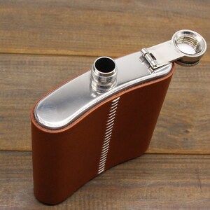 Personalized Leather Flask,custom Flask, Monogrammed Flask,engraved ...